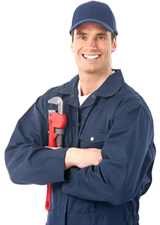 Plomero profesional con llave stillson